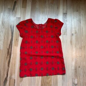 Japna Red Blouse